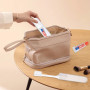 10 Brosse à Dents avec Dentifrice, Brosses à Dents de Voyage Portable, Mini Brosse à Dents Pliable, Forfait Individuel Kit Voyag