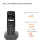 Gigaset A695 Trio - téléphone DECT sans Fil - 3 combinés avec Grand écran à Haut Contraste - Excellente qualité Audio - Fonction