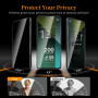 POHYPYZ Lot de 3,Verre Trempé Anti-Espion pour Xiaomi Redmi Note 13 Pro 5G/4G，Film de Confidentialité Protection en Écran, Prote