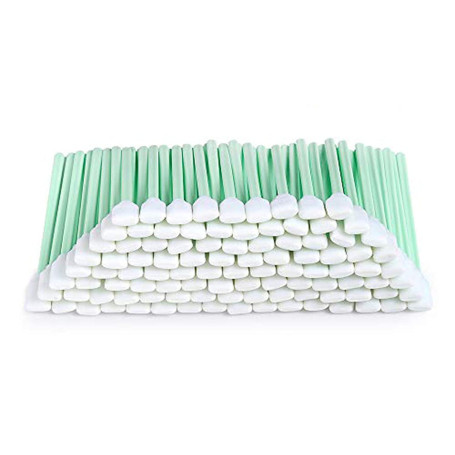 100X Bâtonnets de Nettoyage en Mousse, D'écouvillon en Mousse pour Imprimante à Jet d'encre,Tête d'impression,Caméra, Lentille O