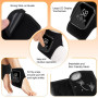 Masseur de pieds 3 en 1 - Appareil de massage pour neuropathie, portable, électrique, rechargeable par USB, avec 3 modes, 5 nive
