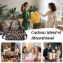 AOTM Sac isotherme Repas Femmes, 12L Grande Lunch Box Isotherme, Sac Réutilisable Imperméable avec Bandeoulière pour Filles et A