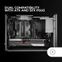 Mars Gaming MC-XPRO, Boîtier MicroATX Ultrapcompact, Design Panneaux Mesh, Ventilateur Arrière 120mm, Technologie Refroidissemen