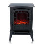 Cheminée murale électrique décorative Classic Fire Torino Noir 2000 W