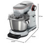 Bosch MUM9AX5S00 robot ménager 1500 W 5,5 L Acier inoxydable