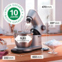 Bosch MUM9AX5S00 robot ménager 1500 W 5,5 L Acier inoxydable