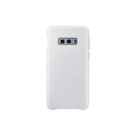 Coque rigide en cuir blanc Samsung EF-VG970LW pour Galaxy S10e G970