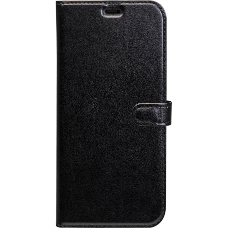 Etui Folio Wallet iPhone 12 mini Noir - Fermeture avec languette aiman