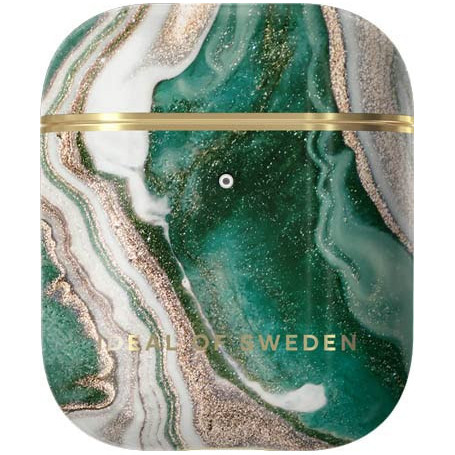 Airpods Fashion Case Golden Jade Marble Ideal Of Sweden