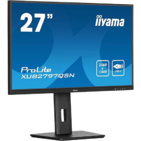 Ecran IIYAMA 27 Noir dalle IPS 16:9 1ms ULTRA MINCE 2560x1440 100Hz 250cd/m  1x