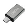 LogiLink AU0042 changeur de genre de câble USB 3.1 type-C USB 3.0 Argent