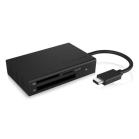 ICY BOX IB-CR401-C3 lecteur de carte mémoire USB 3.2 Gen 1 (3.1 Gen 1) Type-C Noir