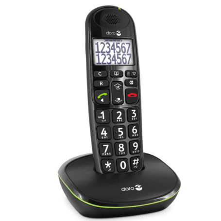 Doro PhoneEasy 110 Téléphone DECT Identification de l'appelant Noir