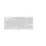 CHERRY STREAM KEYBOARD TKL clavier Universel USB QWERTZ Allemand Blanc
