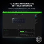 Razer Huntsman V2 Tenkeyless clavier Jouer USB QZERTY Anglais américain Noir