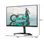 Philips Evnia 24M1N3200ZS/00 écran plat de PC 60,5 cm (23.8") 1920 x 1080 pixels Full HD LCD Noir