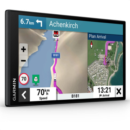 Garmin Camper 795 navigateur Portable/Fixe 17,6 cm (6.95") TFT Écran tactile 239,6 g Noir