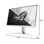 ASUS ROG Strix XG27AQ-W LED display 68,6 cm (27") 2560 x 1440 pixels Wide Quad HD Blanc