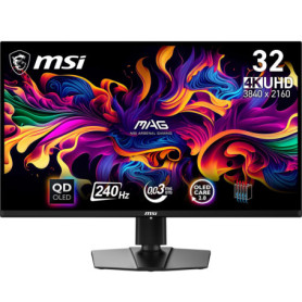 MSI MAG 321UPX QD-OLED écran plat de PC 80 cm (31.5") 3840 x 2160 pixels 4K Ultra HD QDOLED Noir
