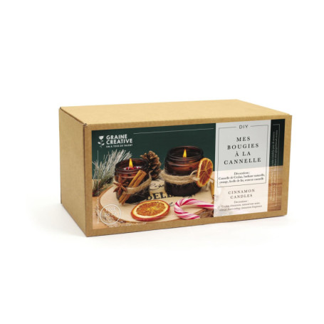 Coffret diy mes bougies a la cannelle