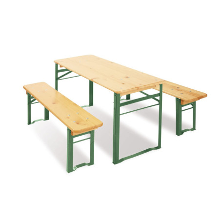 Ensemble Table et Bancs Pinolino Sepp L 110 x P 40 x H 54