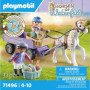 71496 - Playmobil - Enfants avec calèche et poney
