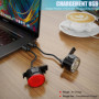 Lumiere Velo, USB Rechargeable Avant et Arrière Vélo Lumière, Eclairage Velo à LED étanche IPX5, 6 Modes D'éclairage, Adaptés po