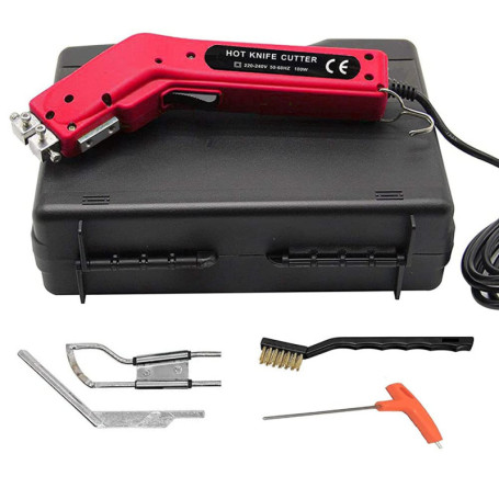 Beyondlife Couteau Chaud électrique Coupeur de Tissu de Corde à Main Coupe-couteau et Thermoscelleuse, Tissu D'outil de Coupe à 