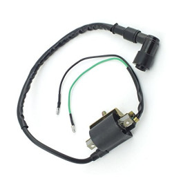 OxoxO Bobine d'allumage avec 2 fils compatible avec 4 temps 50 cc 70 cc 90 cc 110 cc 125 cc ATV Dirt Bike Go Kart Honda XR50 CRF