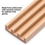 Yellow Mountain Imports Racks/Plateaux de Dominos en Bois de Hêtre (25 Centimètres) - Ensemble de 4 - Supports de Dominos pour M