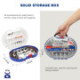 WORKPRO Coffret de 276 Accessoires d'Outils Rotatifs Universels pour Polissage Perçage Meulage Sculpture Coupe Faciles