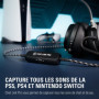 Elgato Chat Link Pro - Adaptateur audio, pour PS5, PS4, Nintendo Switch, Capture du chat audio, son du jeu, câble extra long