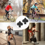 Cales de vélo compatibles avec Les pédales sans Clips, Jeu de plaques de Chaussures de vélo compatibles SPD Antidérapantes Pédal