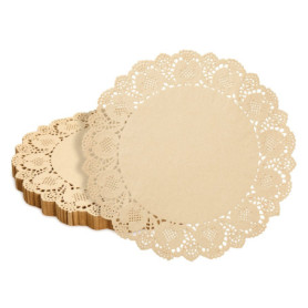 Doilies Rondes en Papier pour Dentelle (Paquet de 250) Napperons en Papier décoratif en Vrac pour présentoirs à Desserts et pâti