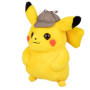 Bandai - Pokémon - Film Détective Pikachu - Peluche Détective Pikachu - Peluche 20 cm toute douce de Pikachu avec sa casquette -