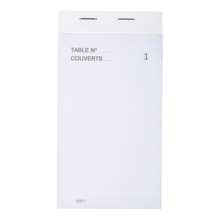 Exacompta - Réf. 96201E - Paquet de 10 blocs Maître d'Hôtel - Carnet de commande pour restaurants - 50 feuillets blancs autocopi