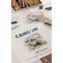 CANSON Mi-Teintes - Bloc 20 feuilles de papier dessin 24 x 32 cm - 160g/m² - Blanc