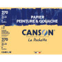 CANSON - Pochette 6 feuilles papier peinture et gouache 24x32cm - 370g/m²