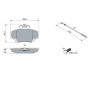 Bosch BP713 - Plaquettes de Frein Avant pour Voiture - Qualité Bosch - Réduction du Bruit et de la Poussière - Certifié ECE-R90 