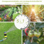Jardibric - Programmateur d'Arrosage pour Jardin et Terrasse, ou de Brumisation, Durée réglable de 5 Secondes à 60 Minutes, Fréq