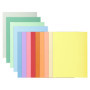 Exacompta - Réf. 330000E - Paquet 100 chemises rigides SUPER 210 g/m2 aux couleurs pastel - chemises certifiées PEFC™ - dimensio
