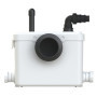 Aquasani 3 - Broyeur WC Adaptable avec Connexions pour Douche, Lavabo et Bidet, Installation Facile, Relevage 3m Vertical, 30m H