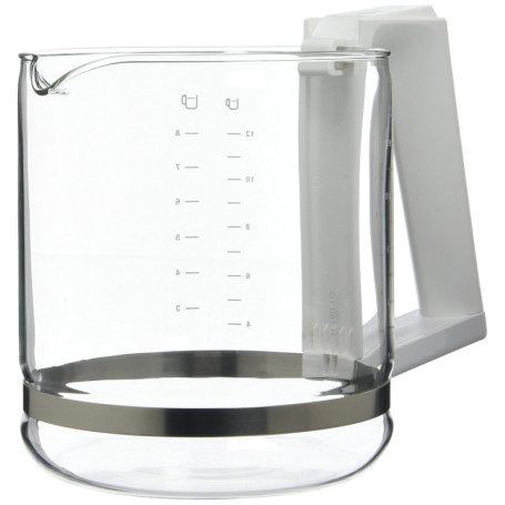 Krups Verseuse en Verre Couvercle Blanc pour Cafetières T8 XB900801