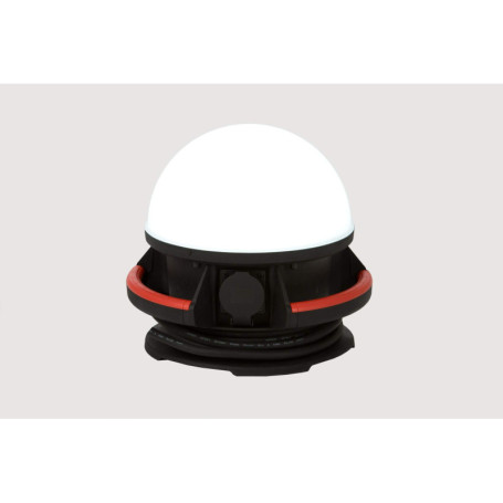 Projecteur Portable de Chantier LED 50W Type Dome - 5M de Câble H07RNF 3G1, 5-2 Socles à clapet NF 16A