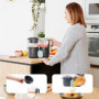 Babymoov Nutribaby One Robot Cuiseur Bébé Multifonctions 4 en 1 - Cuiseur Vapeur Mixeur, Intuitif, Capacité 2L, Petits Pots Bébé