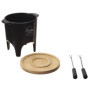 COOK CONCEPT - KC2488 - Fondue Individuelle Ou Duo Cuisine Cuisson Specifique Plaque Rechaud Plancha Barbecue