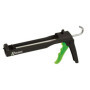 Ribimex Pistolet pour silicone et scellants manuels, en plastique léger et résistant, convient également aux cartouches de colle