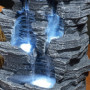 Zen'Light - Fontaine d’Intérieur Grand Canyon - Cascade Nature Effet Pierre - SCFR 150, Gris, 19 x 24 x 32 cm