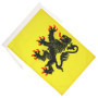 AZ FLAG - Drapeau Nord-Pas-de-Calais - 45x30 cm - Pavillon Province Flandre Française 100% Polyester Avec Deux Cordelettes - 20g