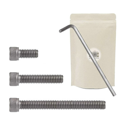 X3 Vis Longue 1/4 Trépied Accessoire au Pas Kodak Standard 1/4" Assistant Camera Screw 14/-20 Iso 1222:2010 Photography Tripod C